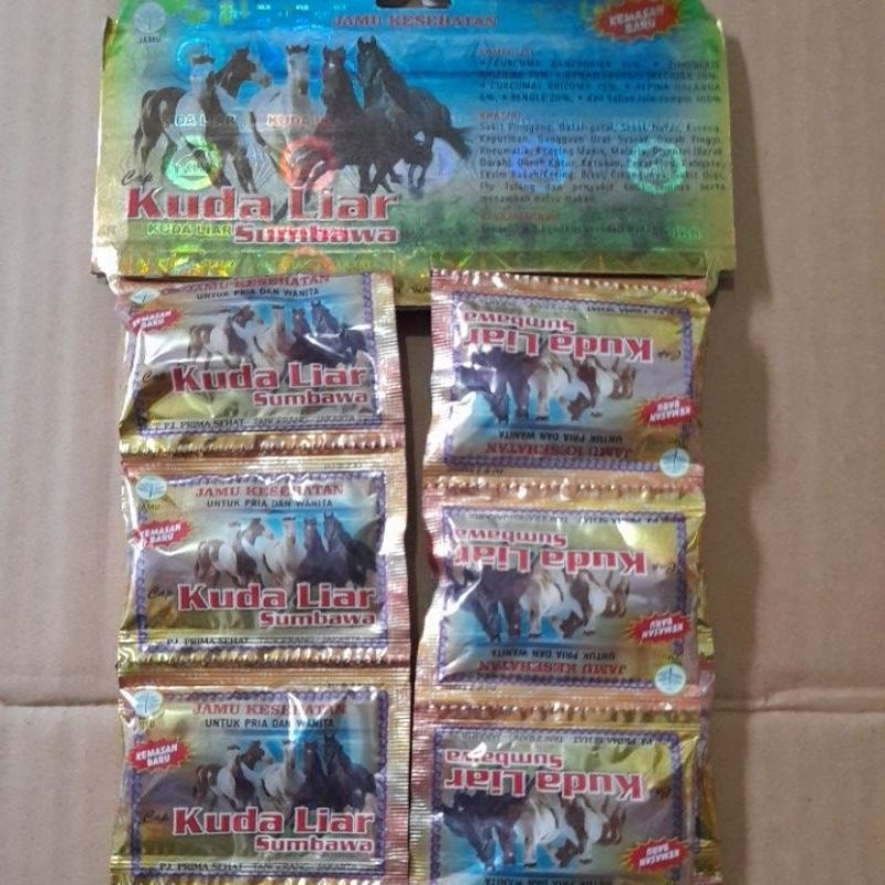 KAPSUL KUDA LIAR SUMBAWA MULTIGUNA JAMU HERBAL ASAM URAT GATAL SESAK NAFAS NYERI SENDI