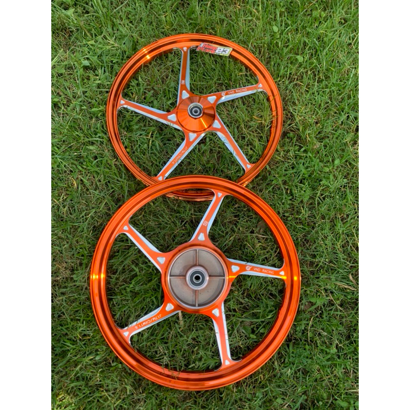 VELG VND AK55 MODEL WARNA OREN ENKEI JUPITER Z,FIZ R,VEGA,JUPITER MX OLD,JUPITER MX NEW,MX,VIXION OL