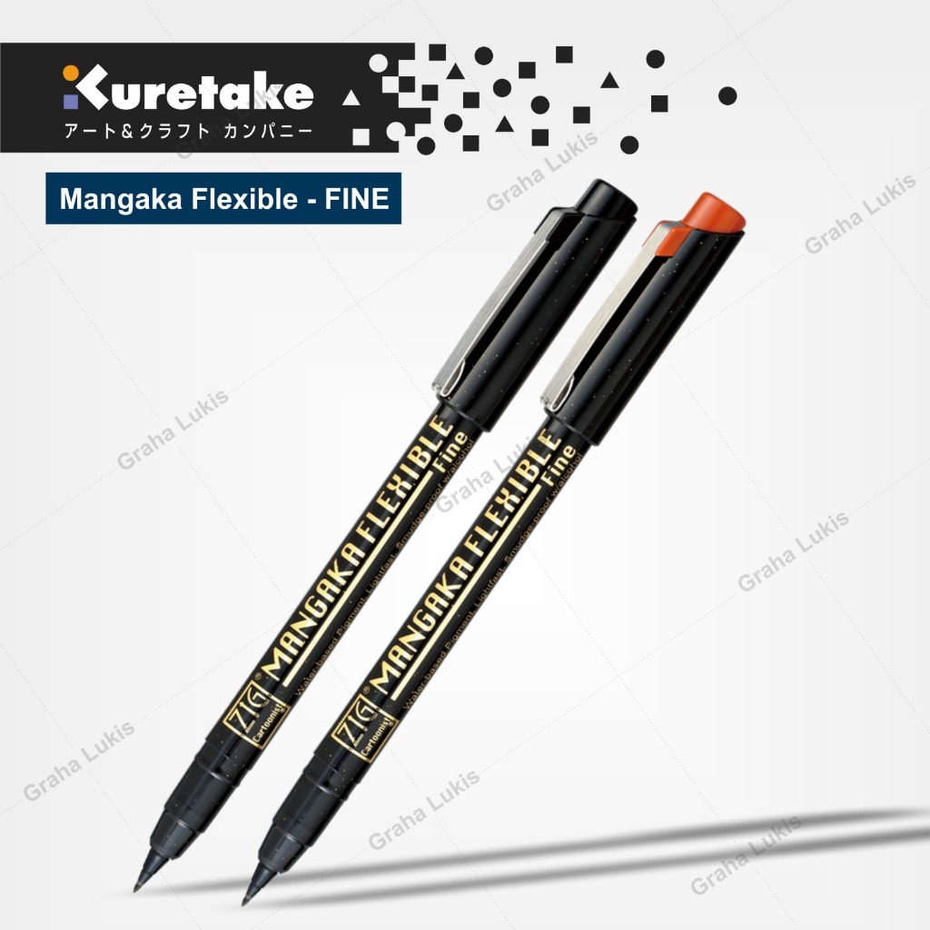 

Kuretake Zig Mangaka Flexible - Fine - Black