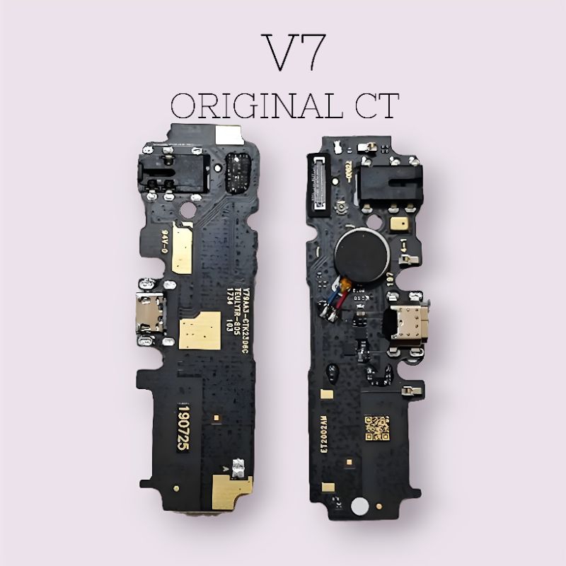 Konektor Cas Papan Cas Mic Hf + Ic Vivo V7 Original CT Board Charger Usb