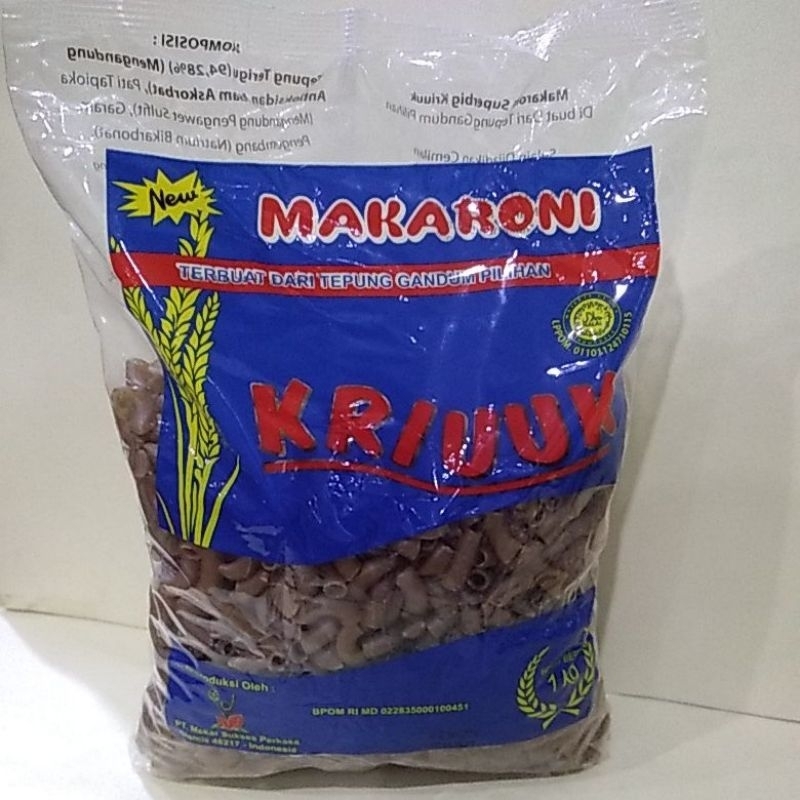 

MAKARONI KRIUUK / MAKARONI BANTET/ MAKARONI MENTAH 1 KG