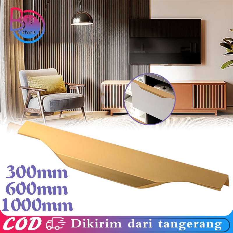Tarikan Laci Minimalis Gagang Pintu Lemari Handle Lemari Panjang Tarikan Pintu Lemari Cabinet Handle