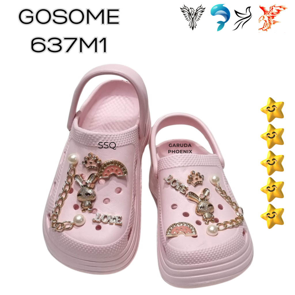 Sandal Baim Wanita GOSOME 637 M1Phylon EVA FREE Jibbitz 36-40