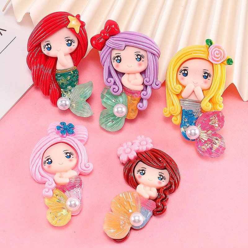 Diy Resin Mermaid Glitter Premium Jumbo size Clay Resin Deco Cream Bisa Buat Hiasan/Botol Minum/Jibb