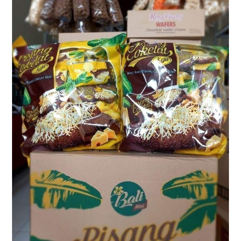 

Bolu Balighai Pisang Coklat Lembut Murah Kemasan Dus isi 6