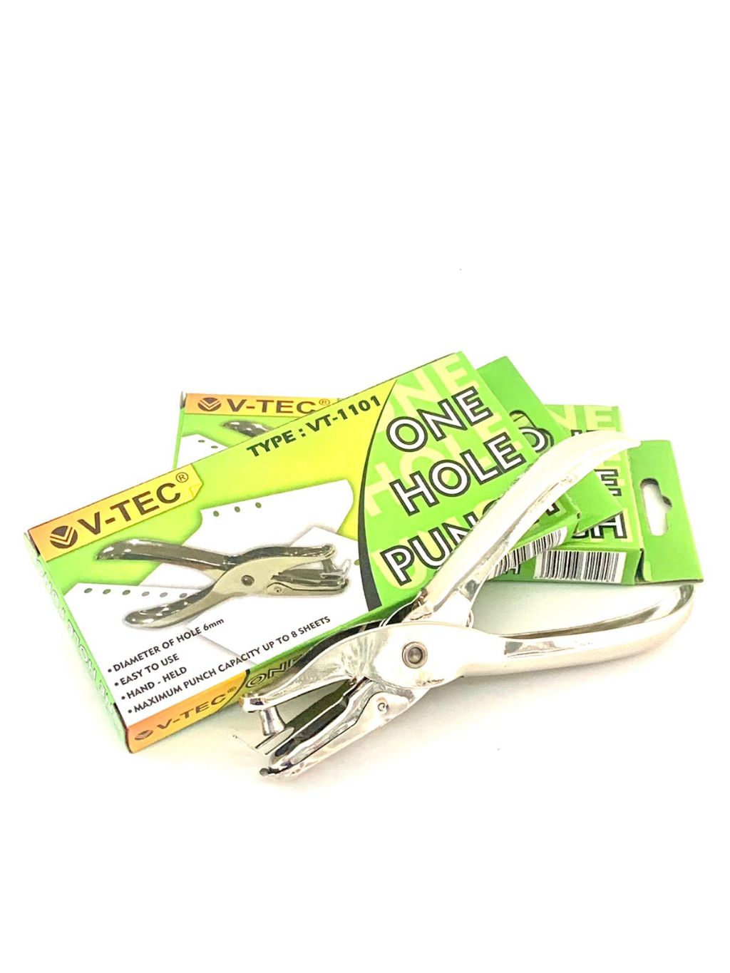 

Perforator 1 Lubang - Pelubang Kertas - Pembolong Kertas 1 Lobang - V-Tec VT-1101 One Hole Punch
