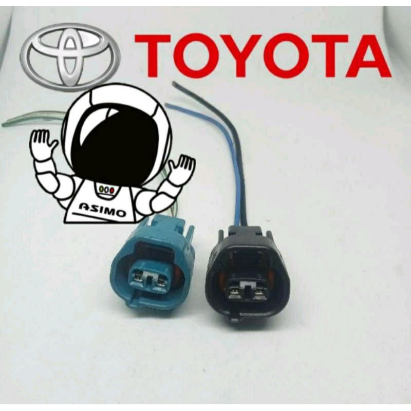 soket kompresor ac idle up pin 2 selenoid original toyota avanza rush veloz limo agya calya sienta a