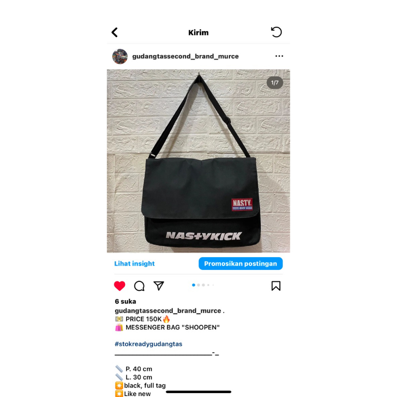 TAS SELEMPANG SHOOPEN