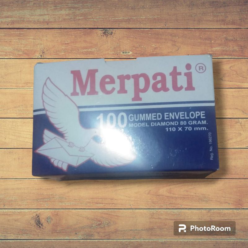 

Amplop merpati kecil 110x70 (harga per pack isi 100pcs)