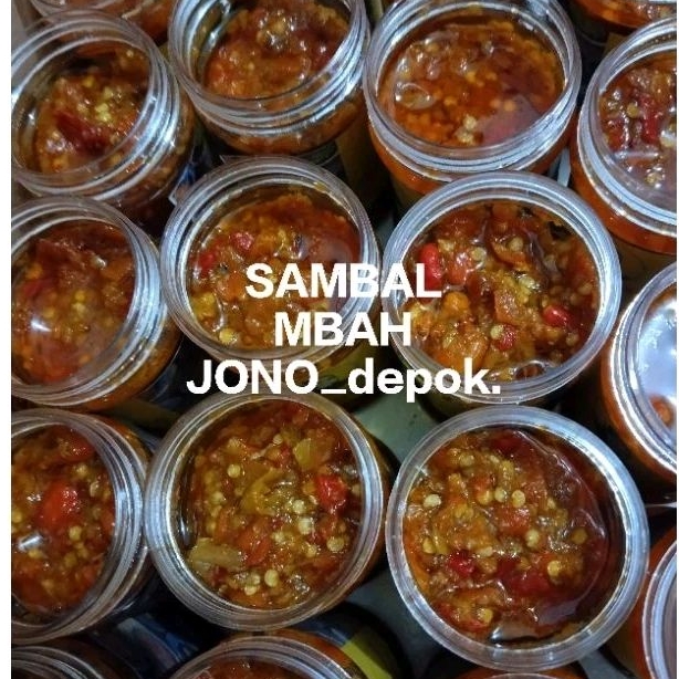 

TERMURAH,Sambal/Sambel Bawang MBAH JONO,150g.promo beli 3 gratis 1