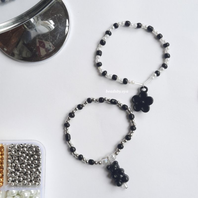 [GELANG ELASTIS SERIES ] elastic string beads / beads bracelet / aksesoris gelang manik / korean bra