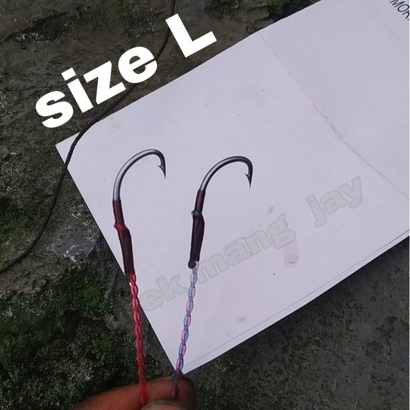 urek size L kail pancing belut untuk belut  babon