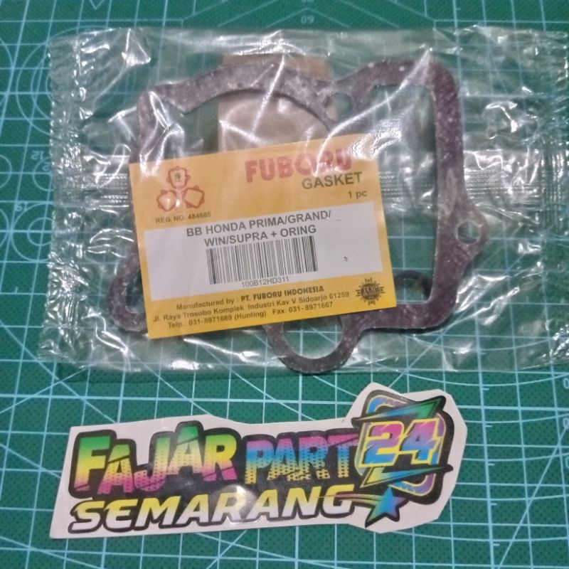 PAKING GASKET BLOK BURING BAWAH PRIMA GRAND WIN + ORING FUBORU