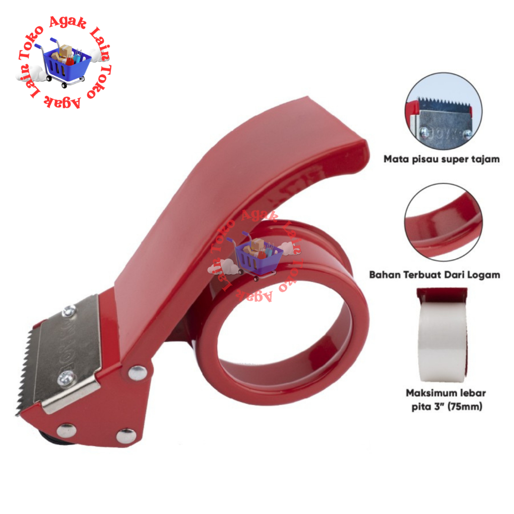 

Tape Cutter / Tape Dispenser / Pemotong Pita Perekat Joyko TD-2S