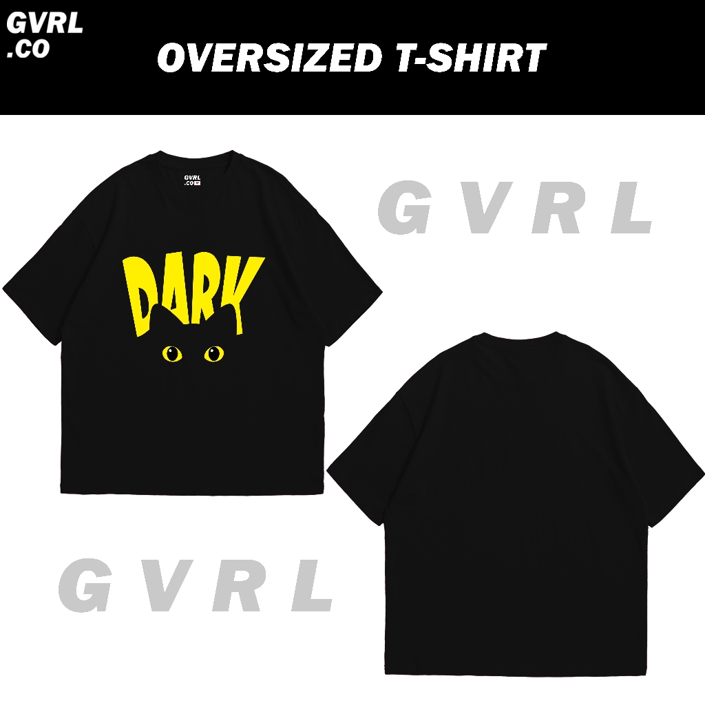 OVERSIZE T-shirt '' DARK CAT ''