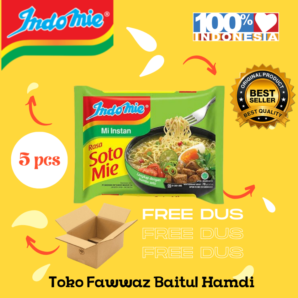 

Indomie Soto Mie | isi 5 PCS