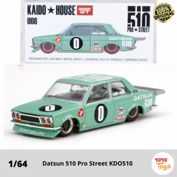 Unik MiniGT Kaido House Datsun 510 Pro Street KDO510 Mijo Exclusive Mini GT Limited