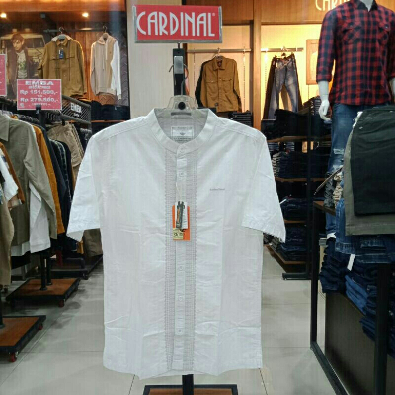 cardinal baju koko / baju muslim / baju taqwa lengan pendek