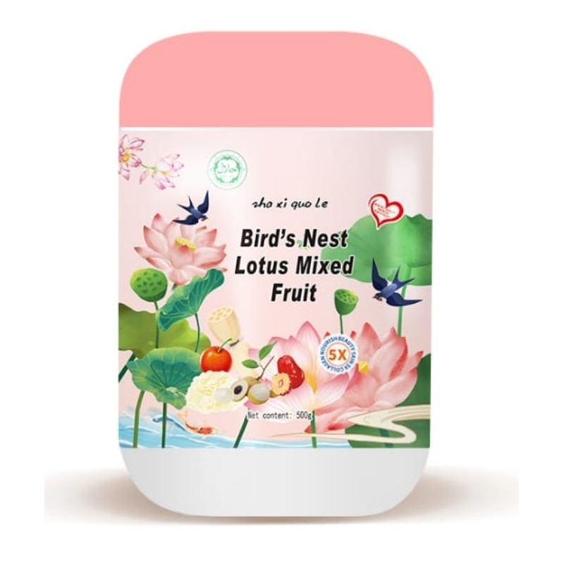 

OUFEN / lotus root powder, varian birds nest colagen 500g toples