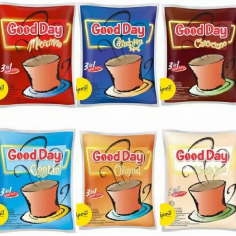 

Good Day All Varian / Good Day Moccacinno Renceng 10x20gr