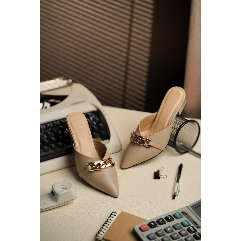 Jadora Jasmine Heels sepatu sandal wanita pesta 5cm Formal kekinian hak elegan kualitas baru cewek g