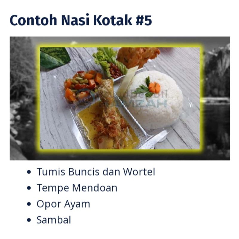 

paket nasi 5