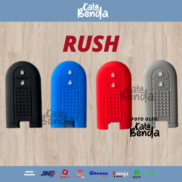 Sarung Silikon Remote Kunci Mobil Keyless untuk Toyota Rush 2023 2024
