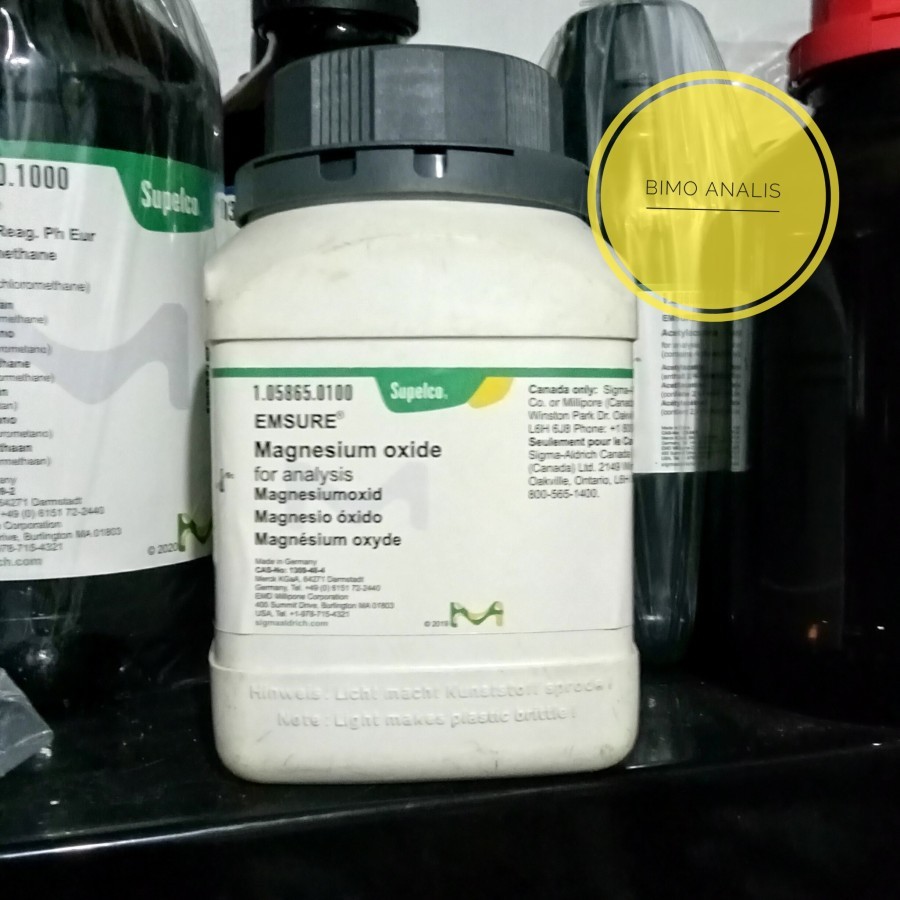 Magnesium Oxide 100Gram Merck 105865 / MgO Pro Analis