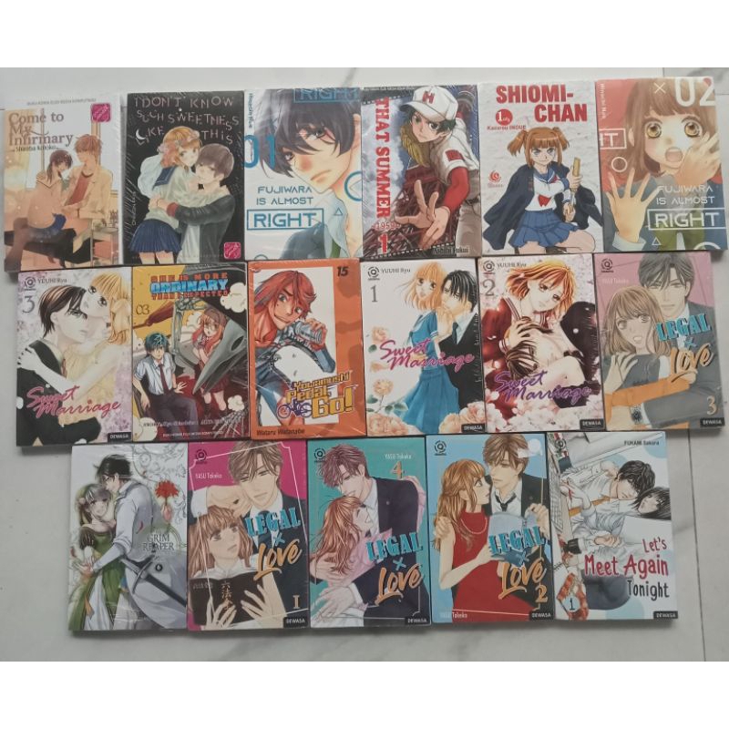 obral komik level dan komik girls original tebal ya