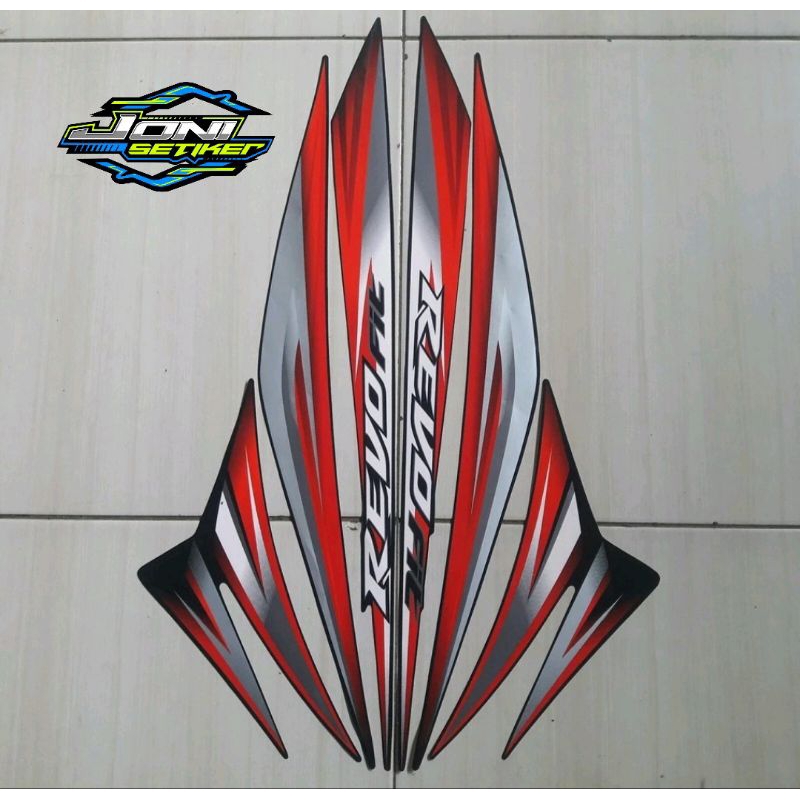 striping body motor revo fit tahun 2010 std
