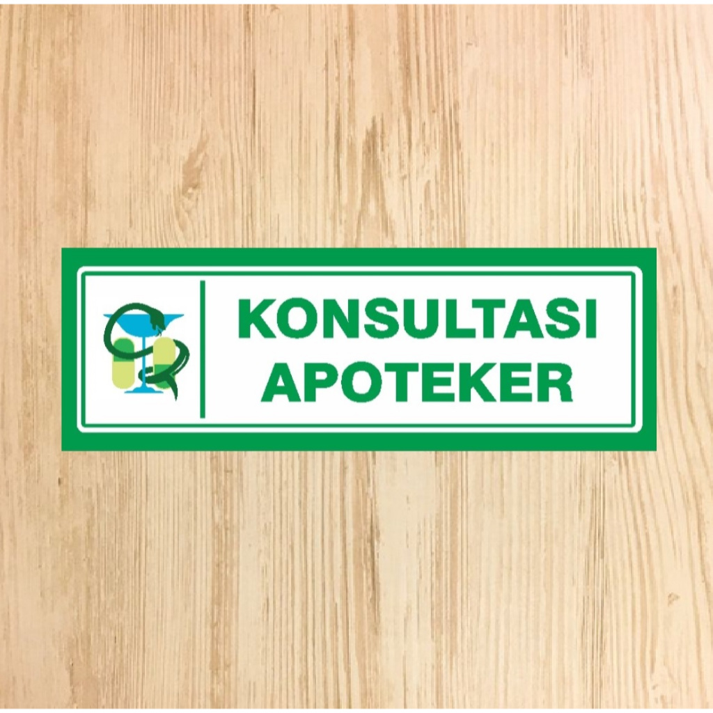 

Stiker Farmasi Konsultasi Apoteker | Stiker Apotek Konsultasi Apoteker | Stiker Konsultasi Apoteker