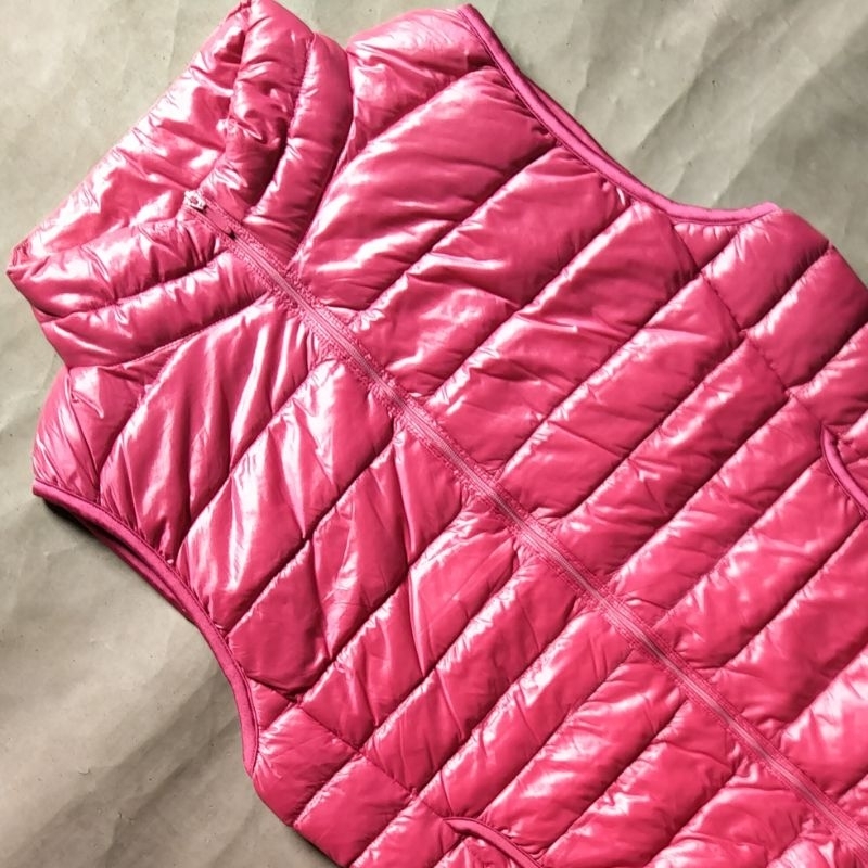 Vest Bulu Angsa Ultralight Uniqlo Pink
