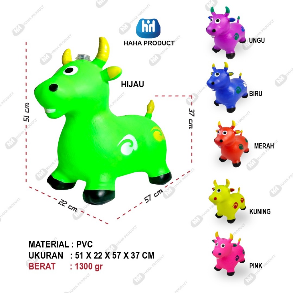 JUMPING SAPI/ JUMPING MUSIK SAPI/ TUNGGANGAN KARET ANAK