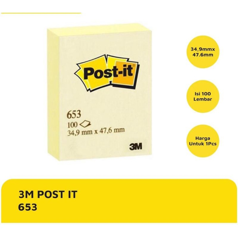 

3M Post it 653 / 654 / 656 / 657 / 655 100% Original