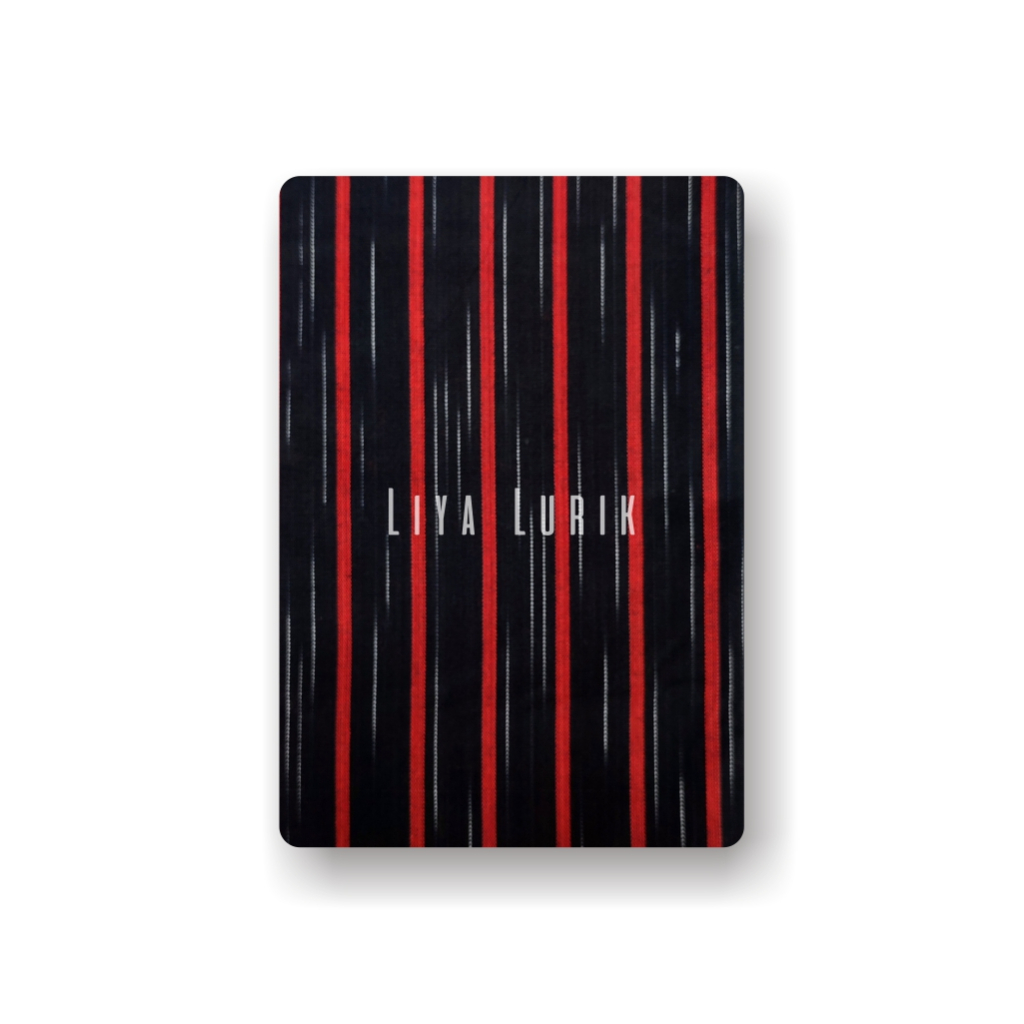 Kain Tenun Lurik Motif Gerimis Hitam Salur Merah