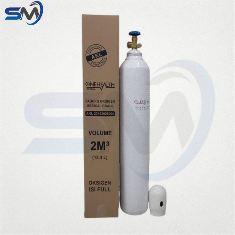 Tabung oksigen 2m3 + isi / Tabung oksigen pure air 2m3