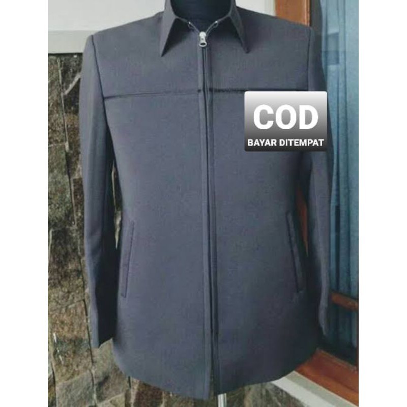 jasket semi jas jasket guru/santri jaket kantor pria