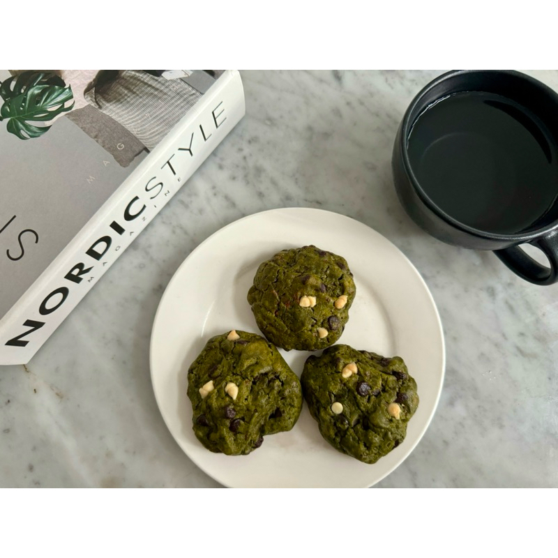 

Soft baked cookies matcha