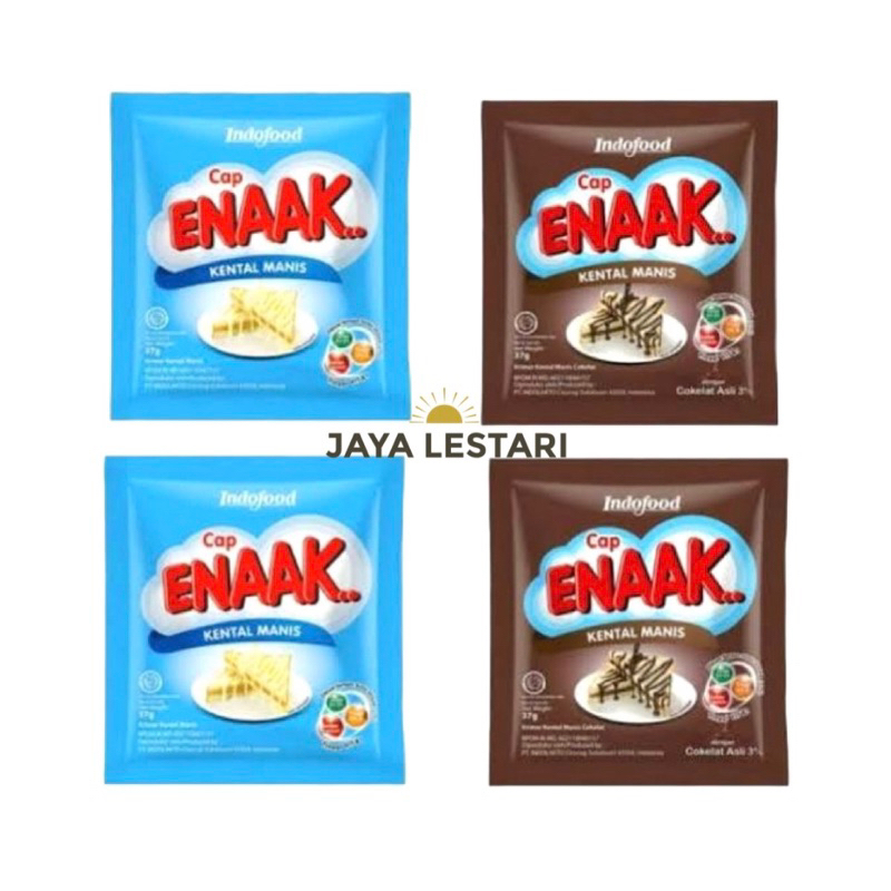 

Indofood Susu Kental Manis Cap Enaak (6 Sachet) (2 Varian Rasa)