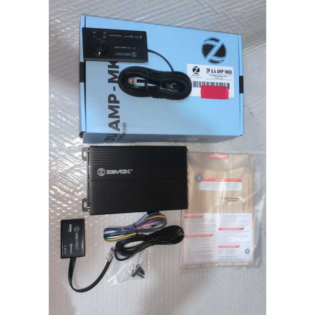 Processor zevox zp6.4 amp-MK III dsp zevox zp 6.4 amp-MKIII