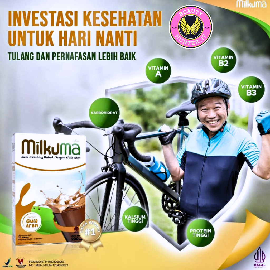 

Susu Kambing Etawa MILKUMA Gula Aren 200 Gram Susu Kambing ETAWA Premium