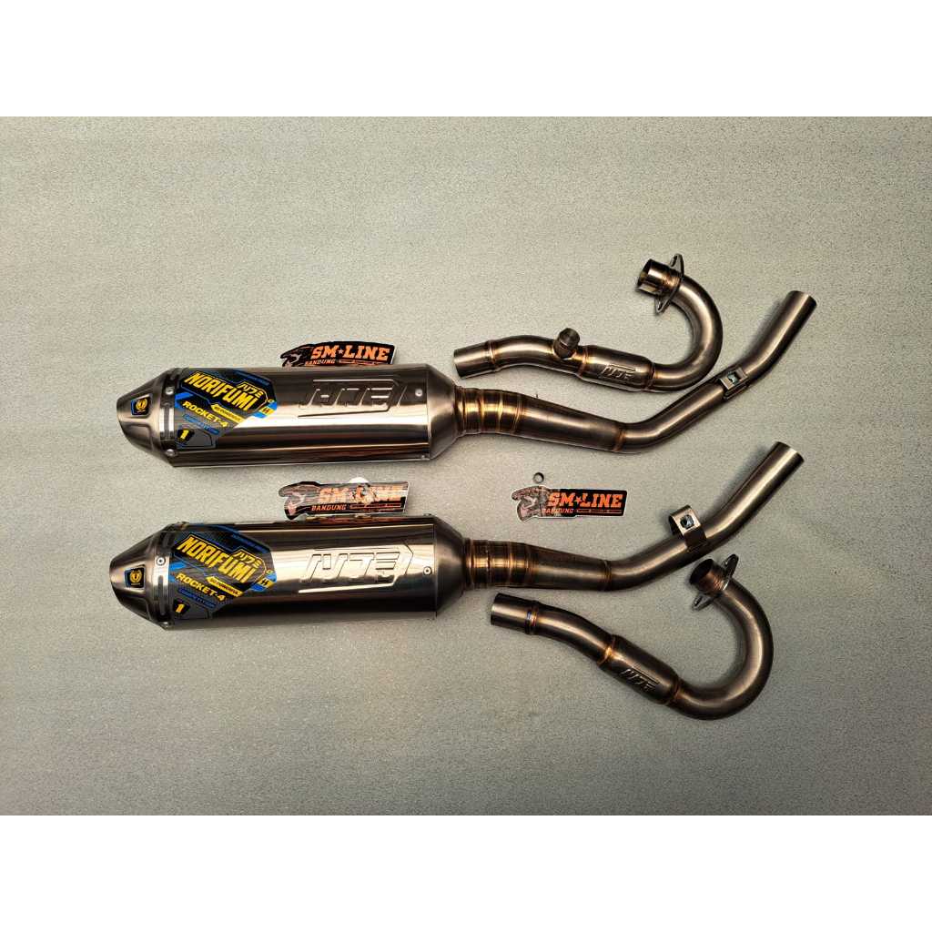 Knalpot Rocket 4 Kompetisi Klx Dtracker 150 original Rocket 4 Klx kompetisi