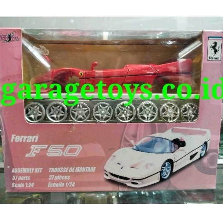 Maisto 1:24 Diecast Ferrari F50 Model Kit