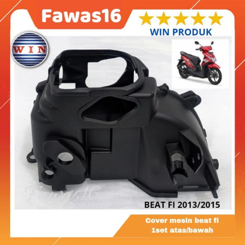 cover mesin beat fi 2013/2014 atas bawah/tutup/kondom mesin motor beat