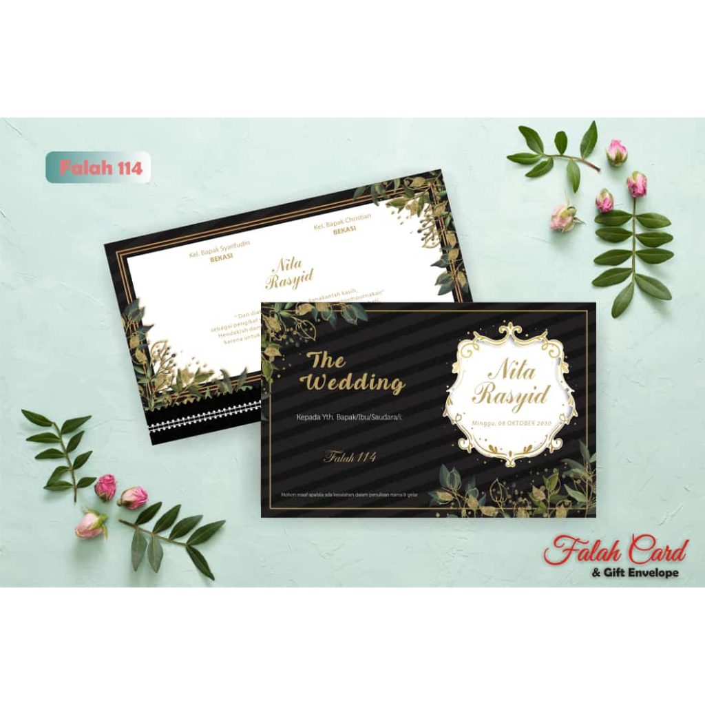 Blangko Undangan Falah 114 harga murah