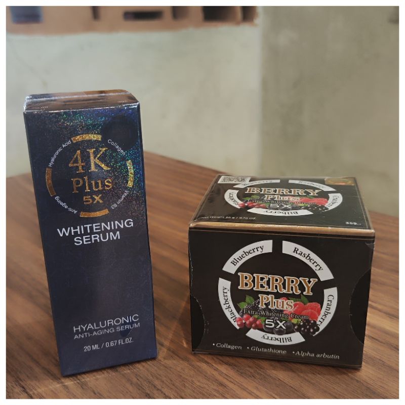Bundling 4K Serum dan Berry Plus Night Cream