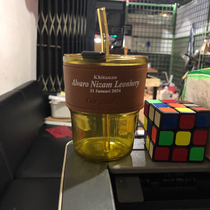 Souvenir Gelas Aesthetic + Custom