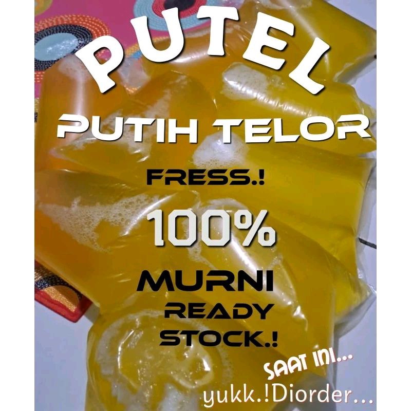 

PUTEL (PUTIH TELOR) 100%MURNI