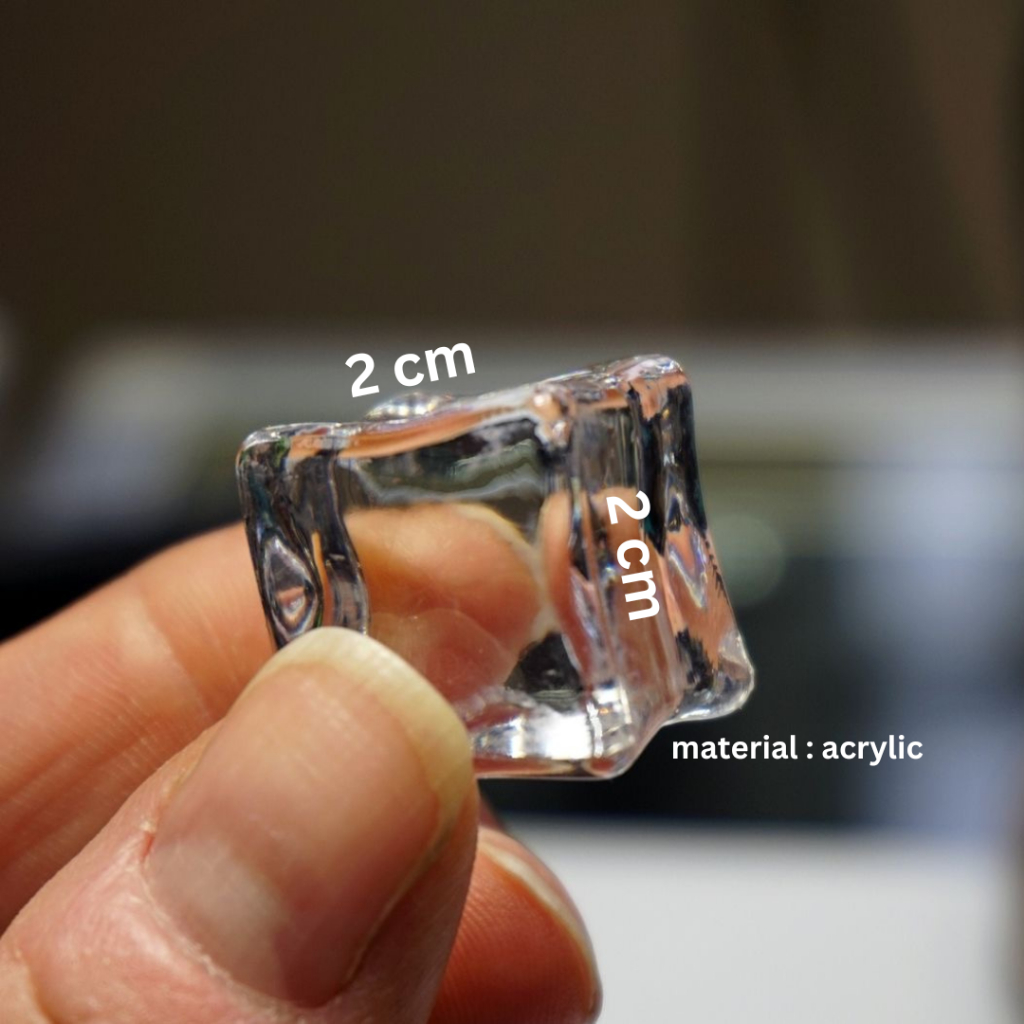 FAKE ICE CUBE / ES BATU PALSU AKRILIK ( 2 CM X 2 CM ) PHOTOGRAPHY PROPERTY