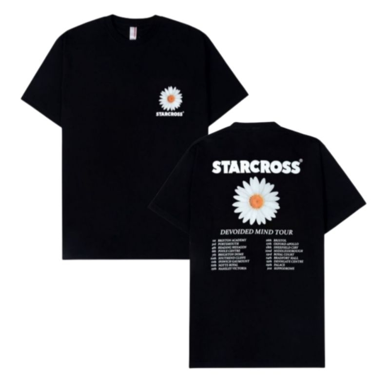 KAOS STARCROSS TERBARU BAJU STARCROSS SUMMER HITAM KAOS BRAND DISTRO T-SHIRT STARCROSS HITAM KAOS SI